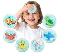 Hilph Kids Ice Packs for Injuries Reusable - 6 Durable Hot Cold Compress for Kids Baby Toddlers, Small Gel Ice Packs for Kids Pain Relief, Bumps, Bruises, Fever, First Aid