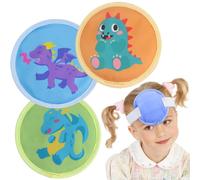 Hilph Kids Ice Packs for Injuries with Extra Adjustable Strap, 3 Dinosaur Hot Cold Packs for Kids, Toddler, Children Injuries, Bumps & Bruises, Wisdom Teeth, for Head, Knee Pain Relief