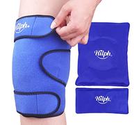Hilph Knee Ice Pack Wrap, Reusable Ice Pack for Pain Relief & Knee Replacement Surgery, Hot Cold Compress Therapy Gel for Sport Injuries, Bursitis, Meniscus Tear, Arthritis - Blue