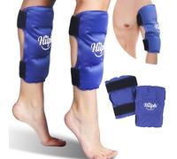 Hilph Leg Ice Pack Wrap for Calf & Shin Pain - 2 Packs Shin Splint Ice Packs for Sport Injuries - Cold Compression Sleeve for Shin Splints, Muscle Sprains, Swelling, Swelling (Oedema) & Bruise