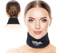 Hilph Neck Ice Pack for Surgery Recovery, Flexible Cervical Gel Ice Pack Cold Compress for Neck Pain Relief, Tonsillectomy, Sore Throat, Tonsil Stone Removal - Black
