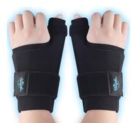 Hilph Thumb Wrist Ice Pack Wrap for Carpal Tunnel & Tenosynovitis, Gel Hand Ice Pack with Hot Cold Compress Therapy for Arthritis, Rheumatoid, Tendonitis, Mommy Wrist, Swelling, Hand Surgery- 2 Packs