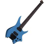 HILS Guitars HN5 NEXT Emerald Blue Metallic Headless guitar