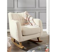 Hilston Nursing Chair - Off White Boucle Off-white/Oak (Boucle)