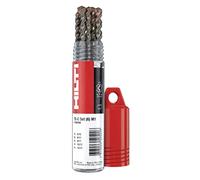 Hilti 6x Hammer Drill Bits TE-C, M1 SDS Plus Rotary Hammers Set, Diameters 5,6,8,10,12 mm, Base material: Concrete, Brick, Masonry, Sand-lime block (2224211)