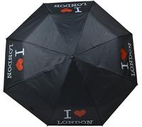 Hilto Mini Folding Umbrella Union Jack/I Love London/UK FLAG (I LOVE LONDON UMBRELLA)