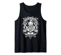 Hilton Head Island Pirate Crossed Swords Anchor Design Tank Top