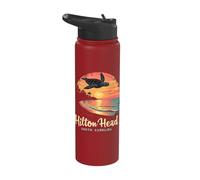 Hilton Head South Carolina Sunset Turtle Stainless Steel Insulated Water Bottle