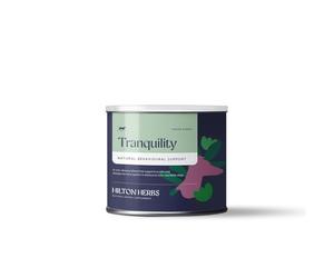 Hilton Herbs Tranquility Natural Dog Supplement. 100% Natural Ingredients. Calming Supplement for Stressed and Anxious Dogs. For Dogs with Separation and Travel Anxiety, Barking and Reactive. 60 g