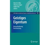 Hilty - Geistiges Eigentum Herausforderung Durchsetzung - New hardba - P555z