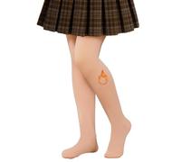 Hiltzo Girls Winter Fleece Tights Thermal Thick Pantyhose | Microfiber Durable Warm Girl's Tights | Stretchy Soft Kids Leggings | School Uniform Performance Party Ballet Casual Everyday