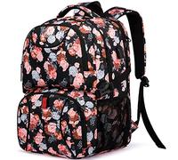 HILUSEN Laptop Lunch Backpack for Women,Extra Large 17 Inch Travel Laptop Backpack with USB Charging Port,Water Resistant Anti-Theft Big Business Work Computer Rucksack College School Bag Gifts