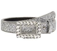 HilyBony Glitter Western Cowboy Rhinestone Belt Luxury Bling Diamond Crystal Studded Belts for Jeans Pants Dress for 28-38" Waist