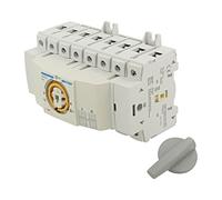 HIM408 Module: Mains/Emergency Power Switch Pole: 4 400VAC 80A IP20 HAGER