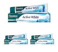 Himalaya Active White Gel | Herbal Toothpaste with Fruit enzymes |Teeth whitening |Anti Bacterial for Full Mouth Protection |Paraben and Bleach Free|100% Vegetarian -75 ml (Pack of 3)