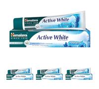 Himalaya Active White Gel | Herbal Toothpaste with Fruit enzymes |Teeth whitening |Anti Bacterial for Full Mouth Protection |Paraben and Bleach Free|100% Vegetarian -75 ml (Pack of 4)