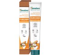 Ecocert Cosmos Natural Certified Himalaya Botanique Whitening Antiplaque Toothpaste with Organic Actives, Curcuma + Coconut Oil for Brighter Teeth | Prevents Cavities, Refreshes Breath, 75 ml