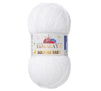 Himalaya Dolphin Baby 2 Pack, Super Bulky Chenille Yarn for Knitting & Crochet, Amigurumi Plush Texture, 100g Skein, Soft for Blankets & Baby Projects