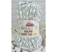 Himalaya Dolphin Baby Colors (5-Pack), 656 yds 5X100 Gram, Super Bulky Himalaya Yarn, Blanket Yarn, Velvet Yarn, Knitting Yarn, Amigurumi Yarn (80432)