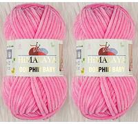 Himalaya Dolphin Baby Yarn Knitting Yarn 2 Skeins 264 Yards 2x100gram Super Bulky Baby Blanket Yarn (80309)