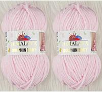 Himalaya Dolphin Baby Yarn Knitting Yarn 2 Skeins 264 Yards 2x100gram Super Bulky Baby Blanket Yarn (80303)