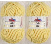 Himalaya Dolphin Baby Yarn Knitting Yarn 2 Skeins 264 Yards 2x100gram Super Bulky Baby Blanket Yarn (80302)