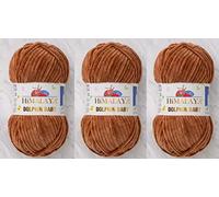 Himalaya Dolphin Baby Yarn Lot of 3 skn 395 Yards 3x100gram Super Bulky Baby Blanket Yarn (80337)