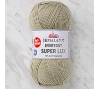 Himalaya Everyday Super Lux 100% Antipilling Acrylic Worsted-Aran Yarn 1 Skein 100 g 250 m, Yarn Weight 4- Medium, Color 44