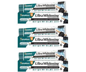 Himalaya Gum Expert Ultra Whitening Herbal Toothpaste - 75ml x 3 Pack