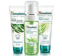 Himalaya Herbals Purifying Neem Foaming Face Wash, Face Scrub & Face Mask SET, normal and oily skin types (SET)