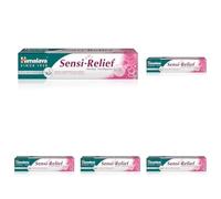 Himalaya Herbals Sensi-Relief Toothpaste| Rapid and Long Lasting Relief from Sensitivity | Prevent Gum Inflammation and Gum Bleeding | Paraben Free, 100% Vegeterian- 75ml (Pack of 5)