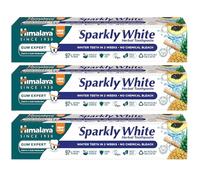 Himalaya Herbals “Sparkly White” Herbal Toothpaste * Whiter Teeth in 2 Weeks * with Advanced Plaque Removal, Chemical Free, Vegan Friendly, Anti-inflammatory 12-Hour Germ Protection 75ml (3-Pack)