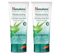 Himalaya Moisturizing Aloe Vera Face Wash,Cleanses, Soothes and Nourishes Skin,For Normal to Oily Skin- 150ml (Pack of 2)