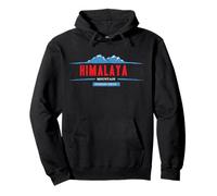 Himalaya Mountain Extreme Hiking Trail Logo Adventure Pullover Hoodie