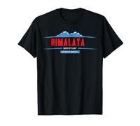 Himalaya Mountain Extreme Hiking Trail Logo Adventure T-Shirt