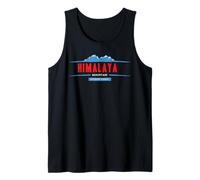 Himalaya Mountain Extreme Hiking Trail Logo Adventure Tank Top