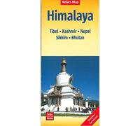 Himalaya nel.map Tibet-Kashmir-Nepal-Bhutan: Maßstab 1:1 500 000