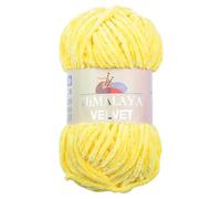 Himalaya Velvet Chenille Yarn 1 Skein 100 g, 120m Luxurious Chenille Soft Velvet Wool for Accessory, Clothing, Blankets, Amigurumi, 90002