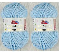 Himalaya Yarn Dolphin Baby Yarn 2 Skeins 264 Yards 2x100g Super Bulky Baby Blanket Yarn (80306)