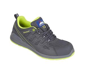 Himalayan 4334 Electro-ESD Mesh Safety Trainer Shoe with Metal Free Toecap and Midsole, S1P, SRC, 9 Size, Grey