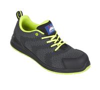 Himalayan 4341 #FlyKnit S1P black mesh composite toe/midsole work safety trainer