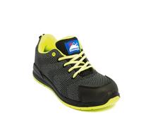 Himalayan 4341 Flyknit S1P SRC Composite Safety Trainer, Black | Super lightweight FlyKnit composite trainer with 2D non-slip PU outsole, scuff cap and sizes 3 to 16.