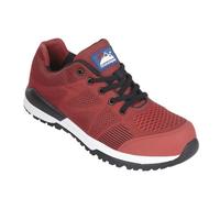Himalayan Bounce S1P/src Non-Metallic Trainer (Red) (Uk 12)