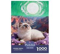 Himalayan Cat 1000-Piece Jigsaw Puzzle for Adult Challenging Puzzles Fun, Challenging & Brainteasing Games Gifts for Men And Women Decoration Puzzle 70x50cm/1000pcs