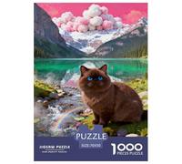 Himalayan Cat 1000-Piece Jigsaw Puzzle for Adult Educational Games Fun, Challenging & Brainteasing Games Gifts for Men And Women Decoration Puzzle 70x50cm/1000pcs