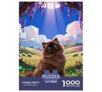Himalayan Cat 1000-Piece Jigsaw Puzzle for Adults Educational Games Fun, Challenging & Brainteasing Games for Adults And Kids Age 12 Years Up Home Decoration Puzzle 38x26cm/1000pcs
