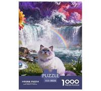Himalayan Cat 1000-Piece Jigsaws Puzzles for Adult Challenging Puzzles Fun, Challenging & Brainteasing Games Gifts for Men And Women Home Decoration Puzzle 38x26cm/1000pcs