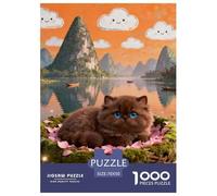 Himalayan Cat 1000-Piece Jigsaws Puzzles for Adult Challenging Puzzles Fun, Challenging & Brainteasing Games Gifts for Men And Women Decoration Puzzle 70x50cm/1000pcs
