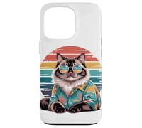 Himalayan Cat Sunglasses Hawaiian Beach Summer Case for iPhone 13 Pro
