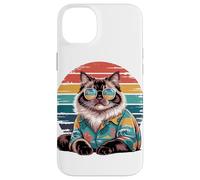 Himalayan Cat Sunglasses Hawaiian Beach Summer Case for iPhone 14 Plus